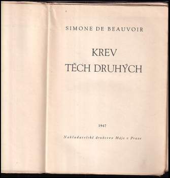 Simone de Beauvoir: Krev těch druhých