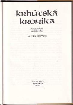 Ervín Hrych: Krhútská kronika
