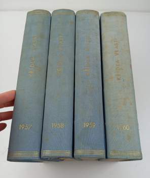 Křídla vlasti KOMPLETNÍ ROČNÍKY 1957 + 1958 + 1959 + 1960