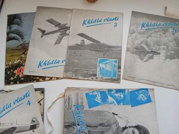 Jaroslav Maršálek: Křídla vlasti - letecký čtrnáctideník Svazarmu - ročník 1957 - čísla 1 - 26 - KOMPLETNÍ ROČNÍK