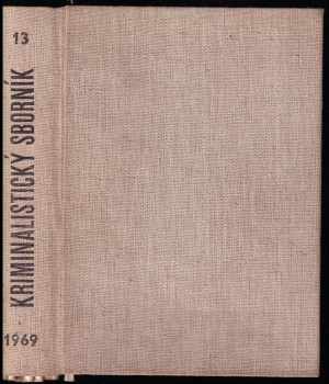 Kriminalistický sborník 1969