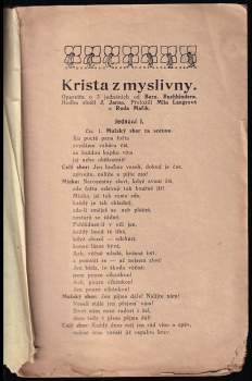 Bernhard Buchbinder: Krista z myslivny