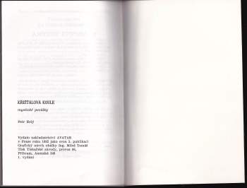 Petr Holý: Křišťálová koule