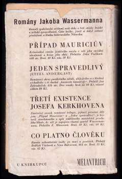 Jakob Wassermann: Kristián Wahnschaffe