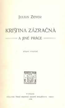 Kristina zázračná a jiné práce