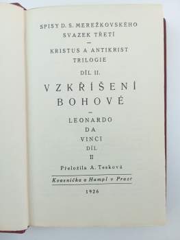 Dmitrij Sergejevič Merežkovskij: Leonardo da Vinci