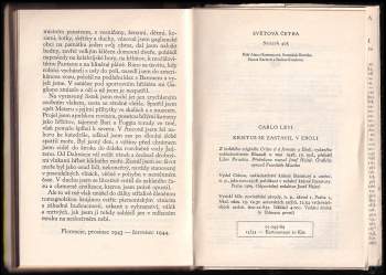 Carlo Levi: Kristus se zastavil v Eboli
