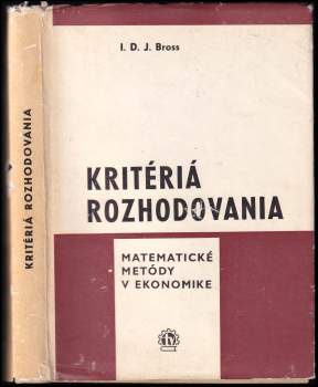 Kritériá rozhodovania