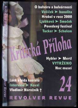 Kritická Příloha Revolver Revue