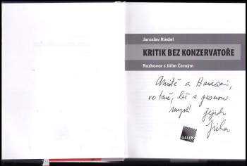 Jiří Černý: Kritik bez konzervatoře
