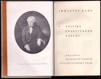 Immanuel Kant: Kritika praktického rozumu