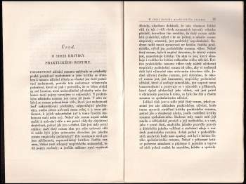 Immanuel Kant: Kritika praktického rozumu