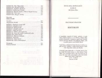 Baltasar Gracian: Kritikon