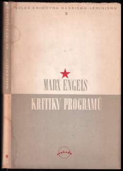 Karl Marx: Kritiky programů