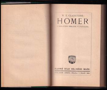 William Ewart Gladstone: Homer