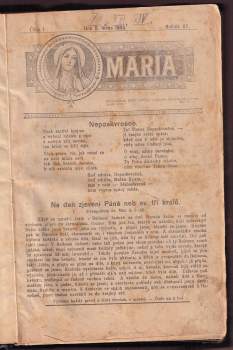Petr Kopal: Kříž a Maria. časopisy českého lidu katolického Ročník XII.