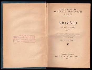 Henryk Sienkiewicz: Křižáci