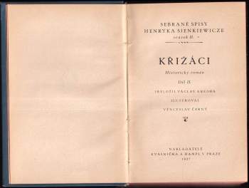 Henryk Sienkiewicz: Křižáci