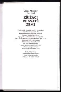 Miroslav Hroch: Křižáci ve Svaté zemi