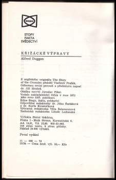 Alfred Duggan: Křižácké výpravy