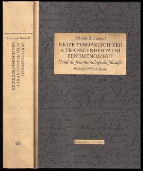 Krize evropských věd a transcendentální fenomenologie