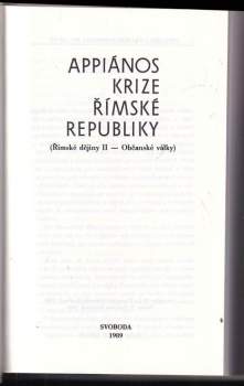 Appianos: Krize římské republiky