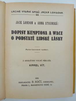 Jack London: Křižování Dazzlera