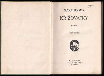 Fráňa Šrámek: Křižovatky