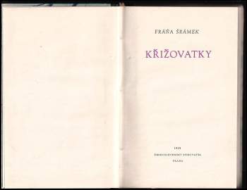 Fráňa Šrámek: Křižovatky