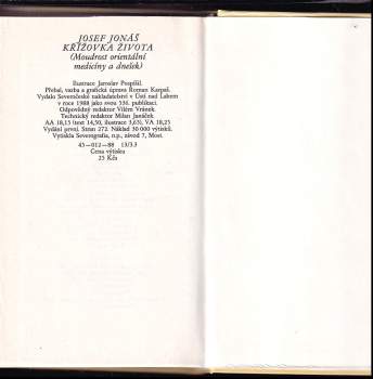 Josef Jonas: Křížovka života