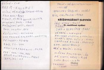 Křížovkářský slovník