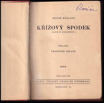 Edgar Wallace: Křížový spodek