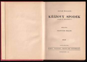 Edgar Wallace: Křížový spodek