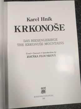 Karel Hník: Krkonoše