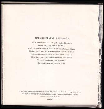 Zdenko Feyfar: Krkonoše