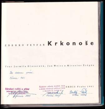 Zdenko Feyfar: Krkonoše