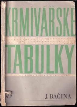 Krmivářské tabulky