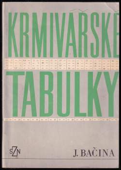 Krmivářské tabulky