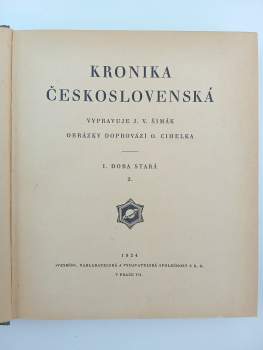 Josef Vítězslav Šimák: Kronika československá
