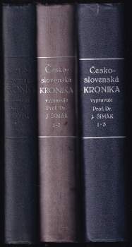 Josef Vítězslav Šimák: Kronika československá