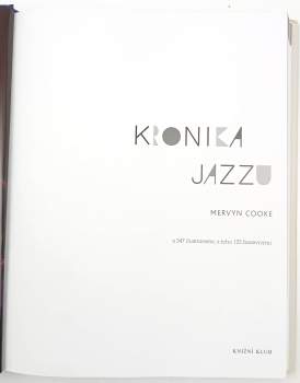 Mervyn Cooke: Kronika jazzu