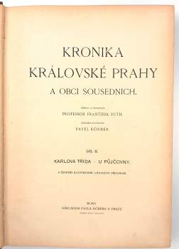 František Ruth: Kronika královské Prahy a obcí sousedních