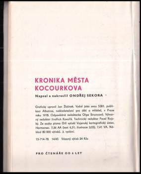 Ondřej Sekora: Kronika města Kocourkova