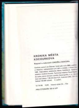 Ondřej Sekora: Kronika města Kocourkova