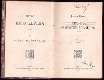 Julius Zeyer: Kronika o svatém Brandanu