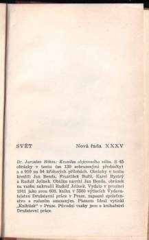 Jaroslav Böhm: Kronika objeveného věku