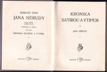 Jan Neruda: Kronika satirou a vtipem