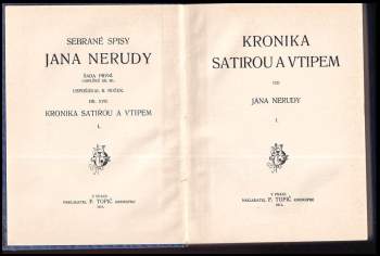 Jan Neruda: Kronika satirou a vtipem