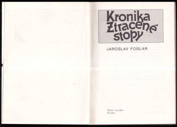 Kronika Ztracené stopy