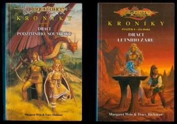Margaret Weis: Kroniky 1 - 4 - DragonLance - Draci podzimního soumraku + Draci zimní noci + Draci jarního úsvitu + Draci letního žáru - část první a druhá